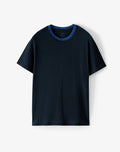 Pijama Manga Corta Azul Hombre