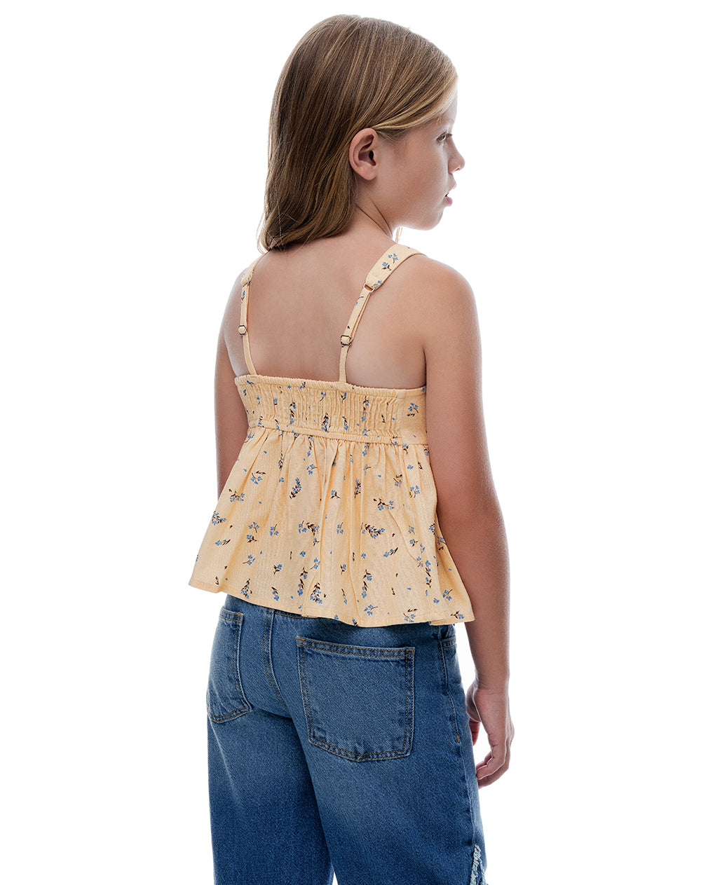 Blusa Estampada Amarilla Niña