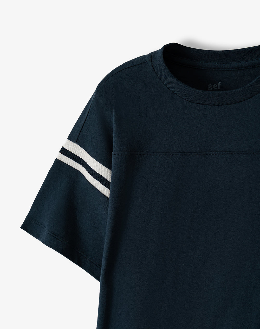 Camiseta Manga Corta Azul Niño