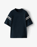 Camiseta Manga Corta Azul Niño