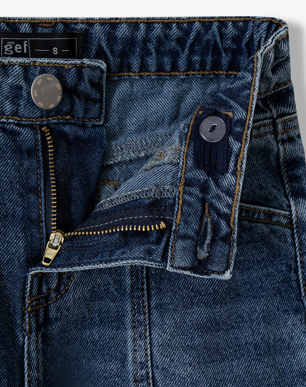 Jean Straight Índigo Oscuro Niña