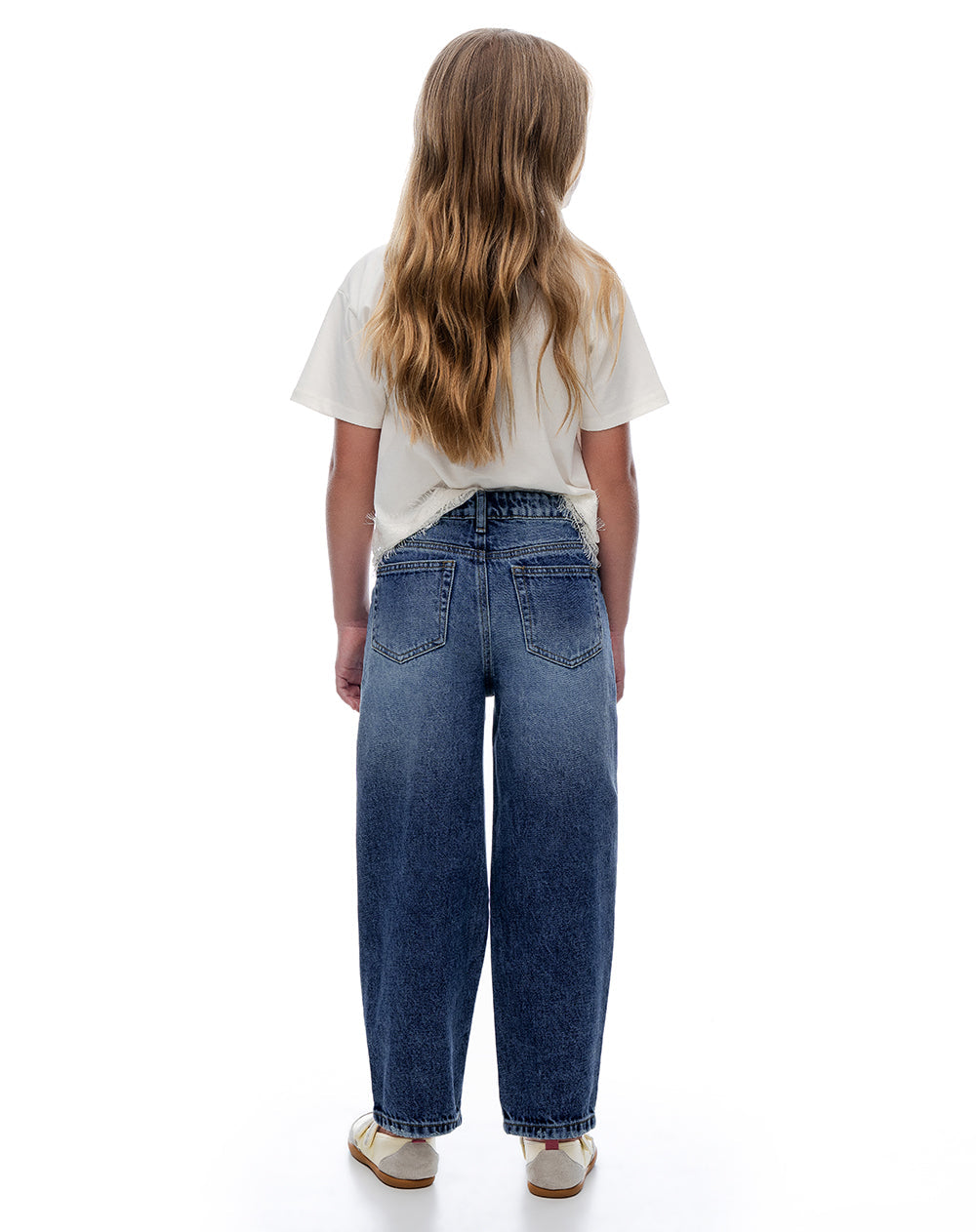 Jean Straight Índigo Oscuro Niña
