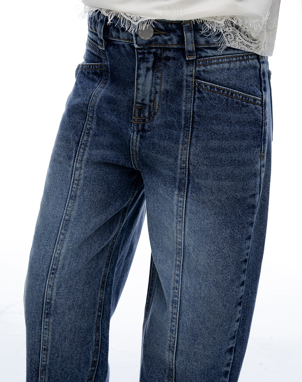 Jean Straight Índigo Oscuro Niña