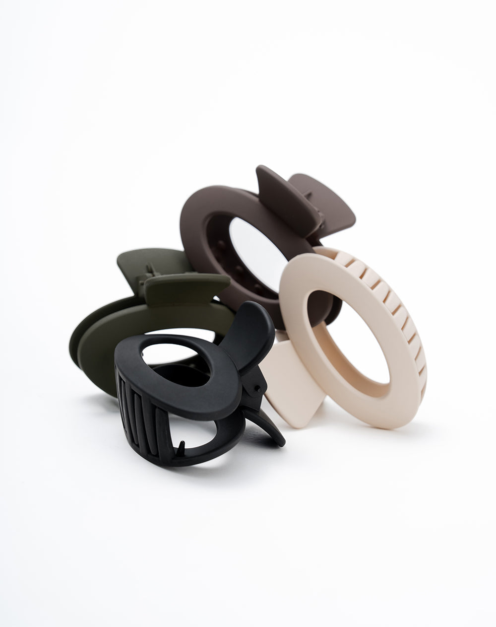 Set de 4 Pinzas para Cabello Minimalistas