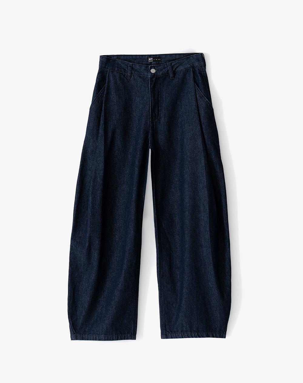 Jean Barrel Índigo Oscuro Mujer