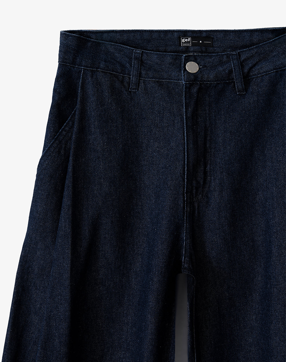 Jean Barrel Índigo Oscuro Mujer