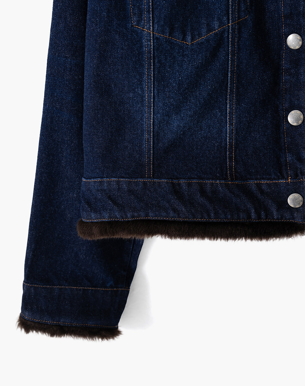 Chaqueta Trucker Índigo Oscuro Mujer
