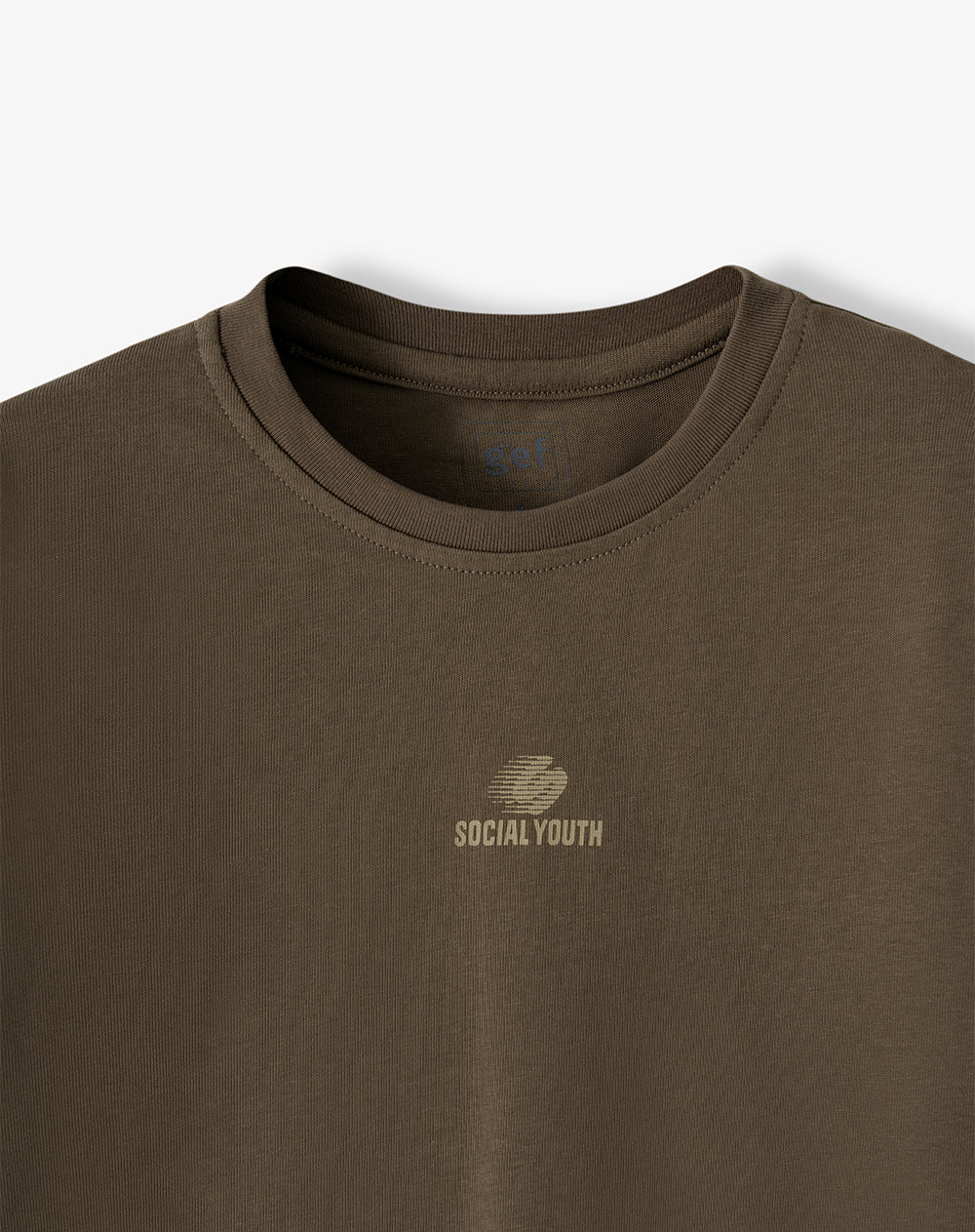 Camiseta Manga Larga Café Niño
