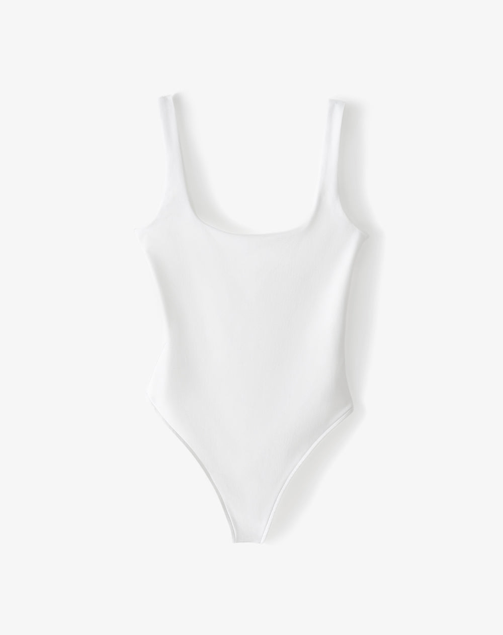 Body Cuello Cuadrado Blanco Mujer