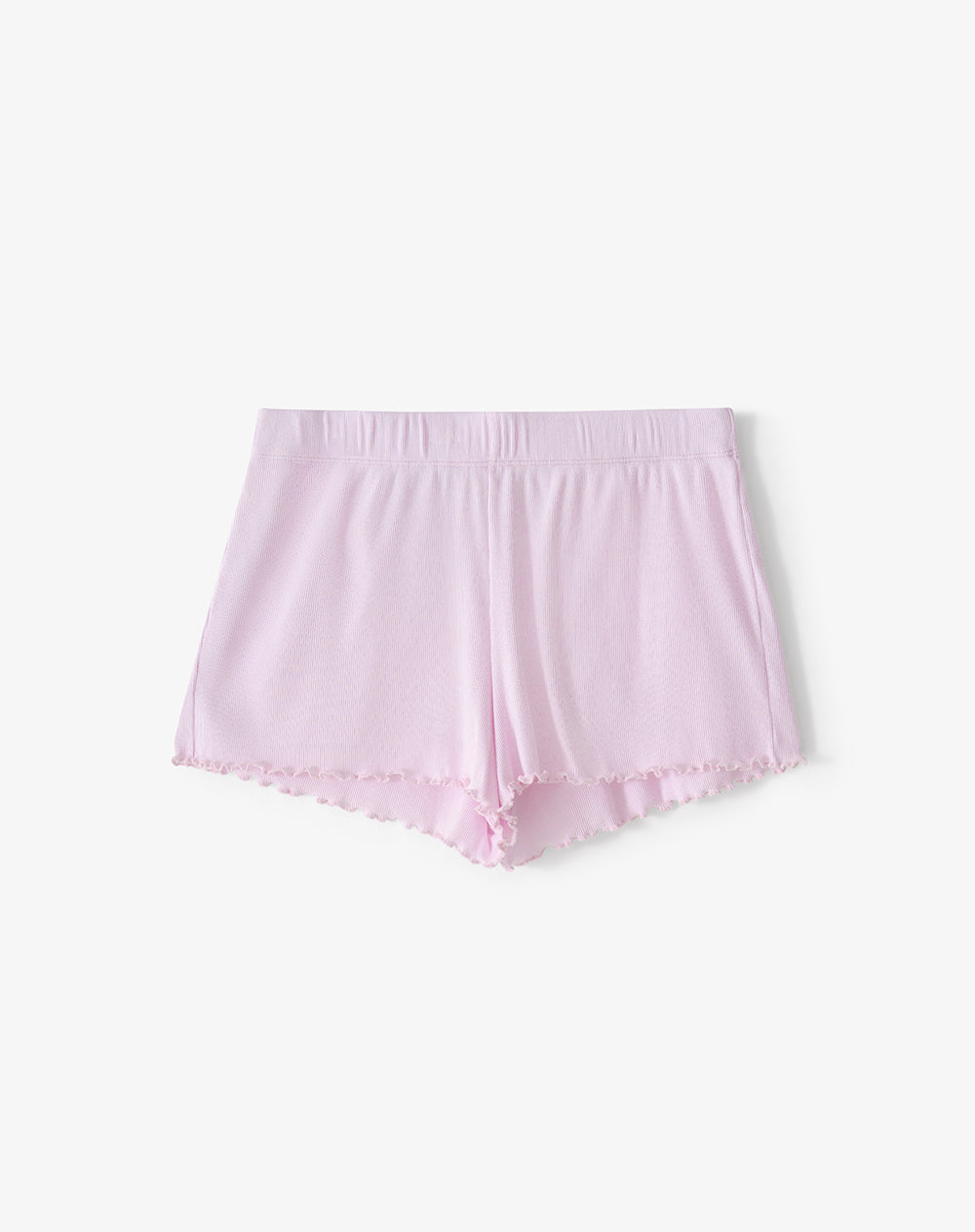 Pijama en Rib Rosada de Rayas Mujer