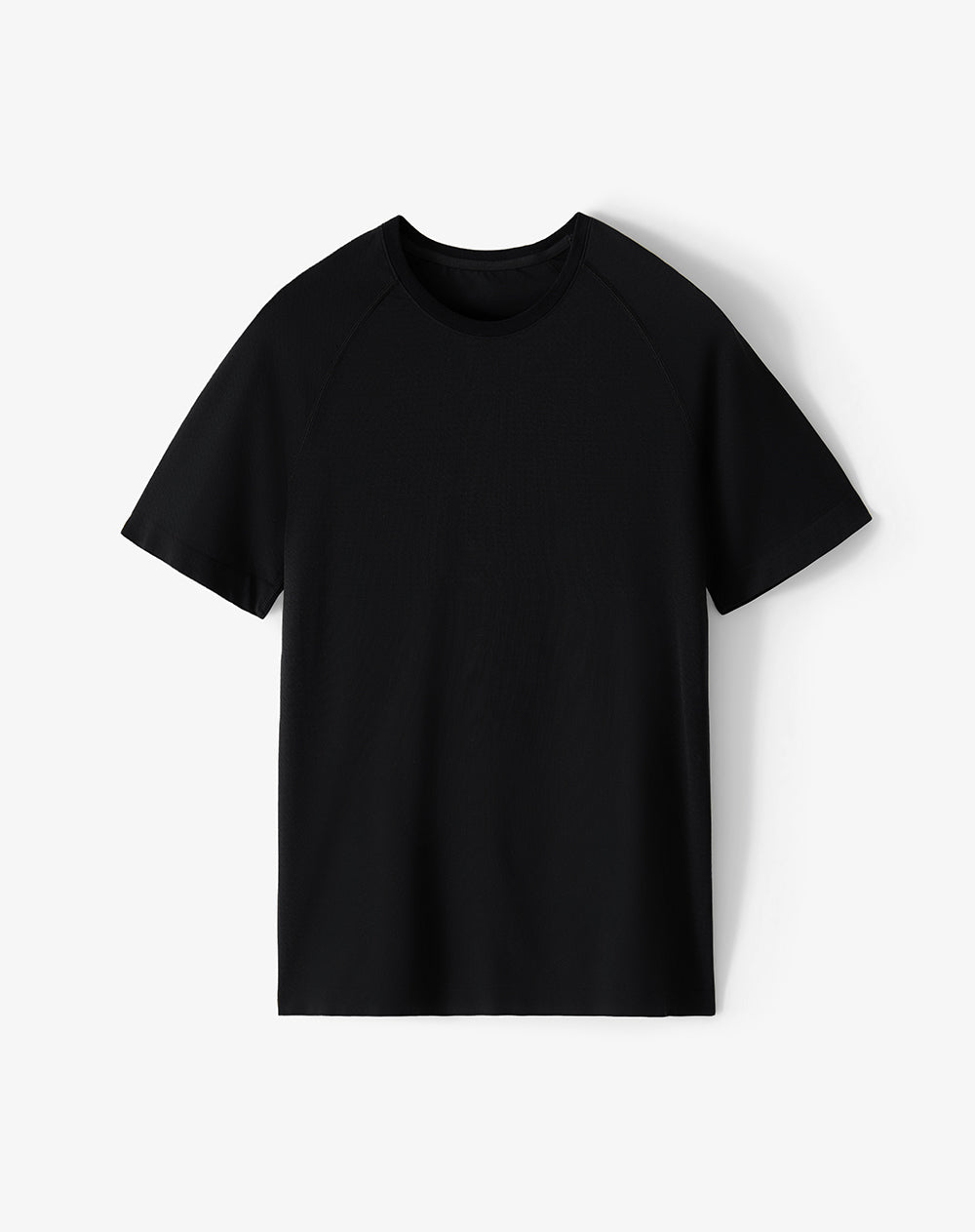 Camiseta Deportiva Seamless Negra Hombre