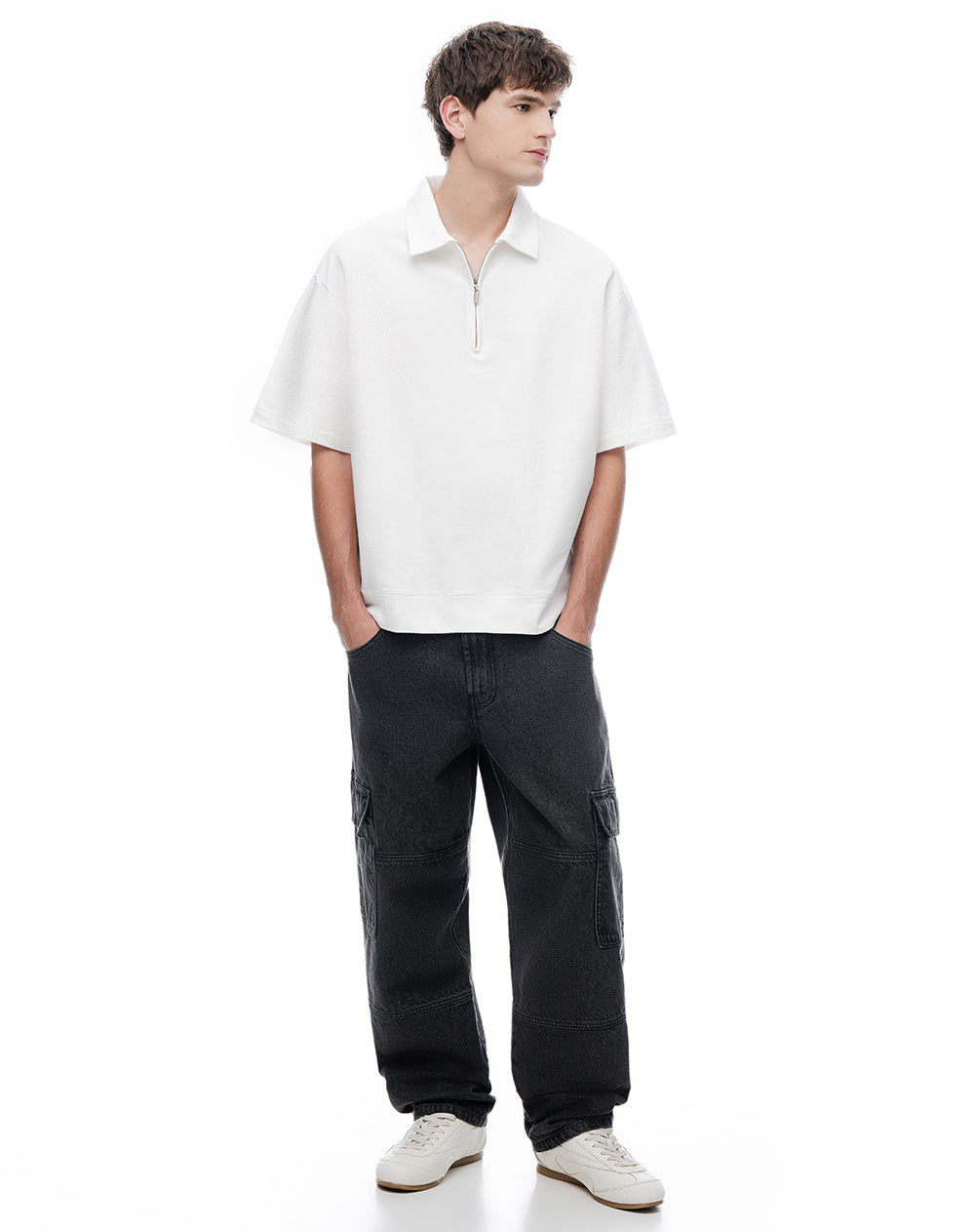 Polo Blanco Hombre