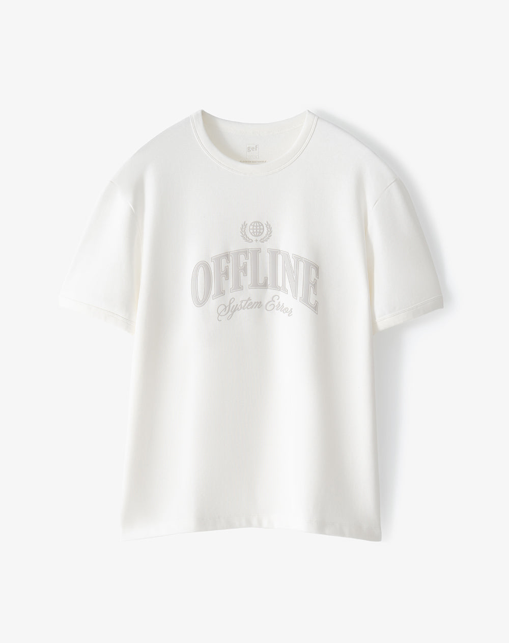 Camiseta Estampada Blanca Hombre