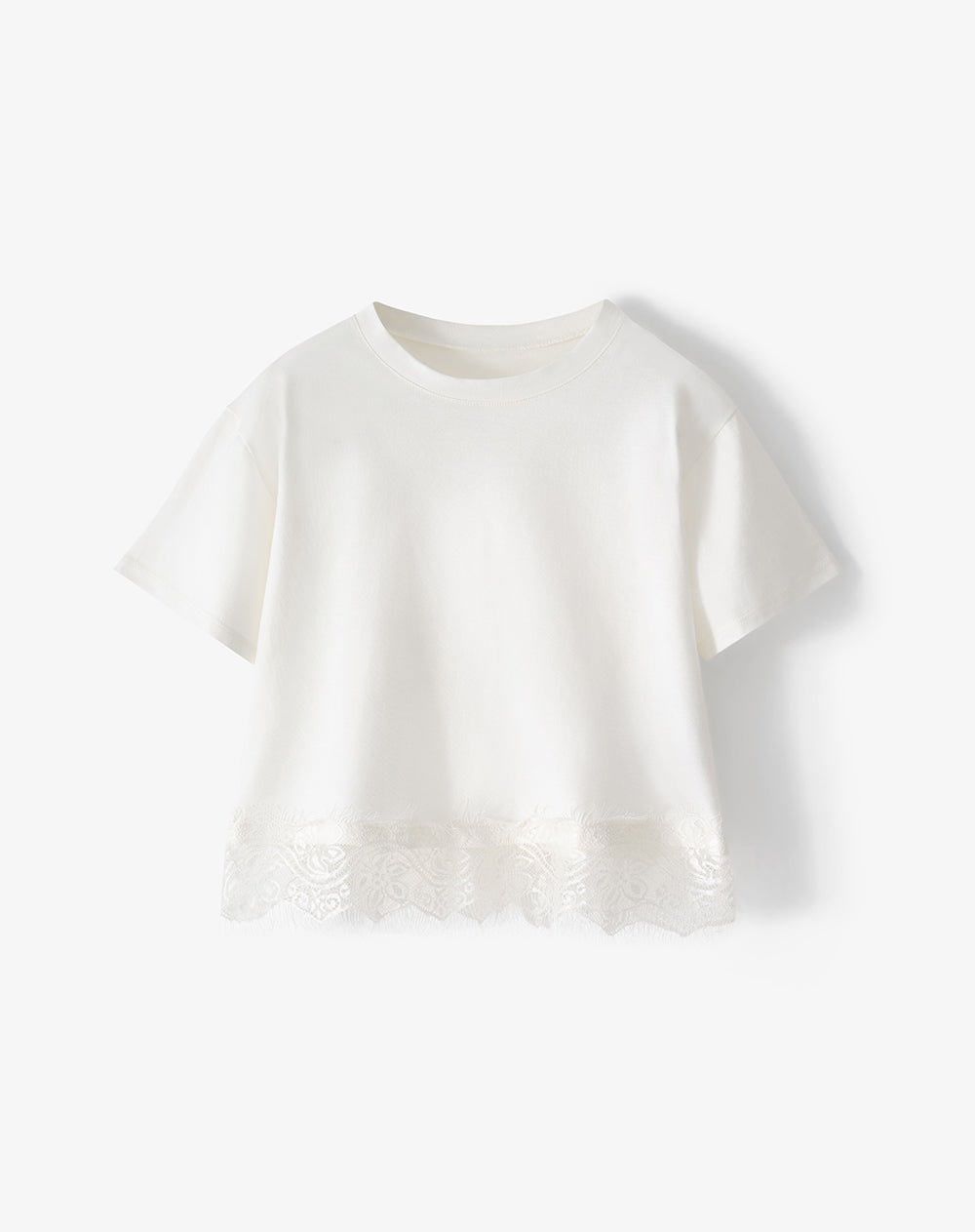 Camiseta Manga Corta Blanca Niña