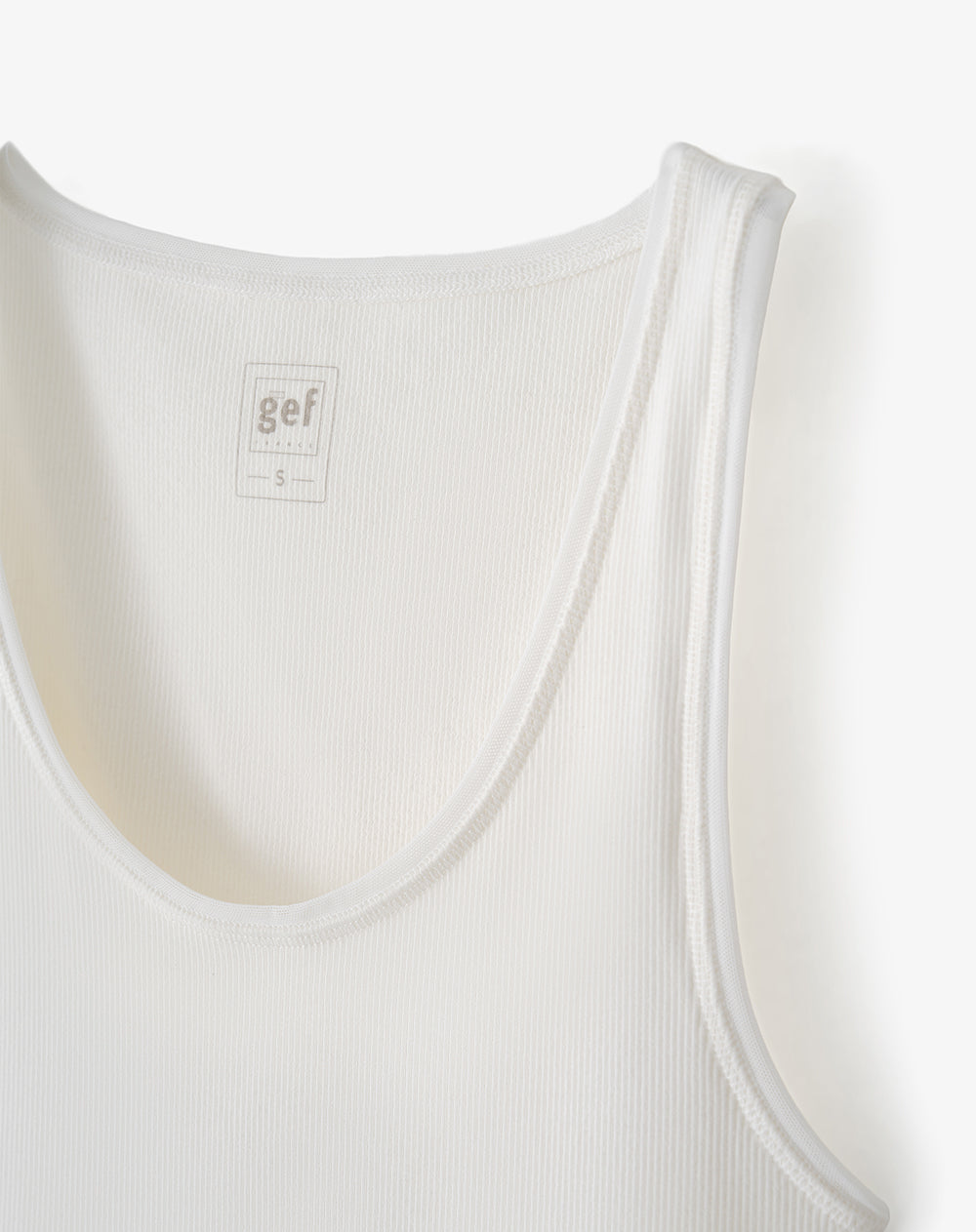 Camiseta Esqueleto Acanalada Blanca Mujer