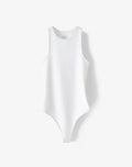 Body Cuello Redondo Blanco Mujer