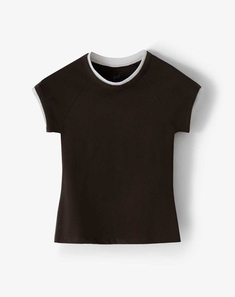 Camiseta Fitted Chocolate Mujer