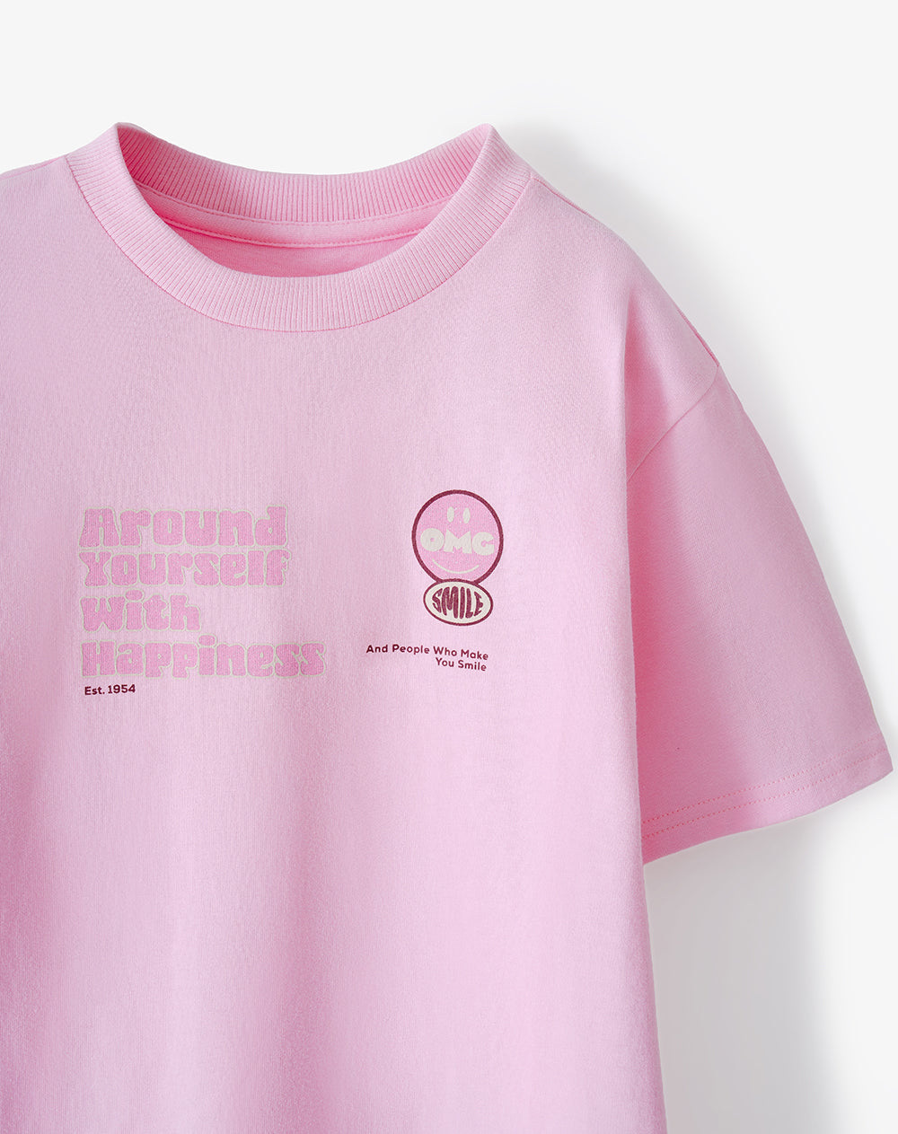 Conjunto Camiseta y Biker Rosado Niña