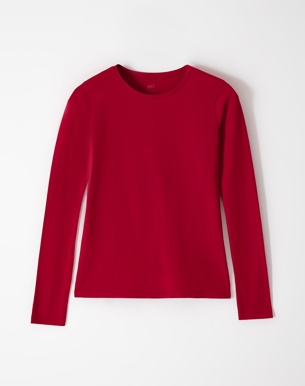 Camibuzo de Algodón Rojo Mujer