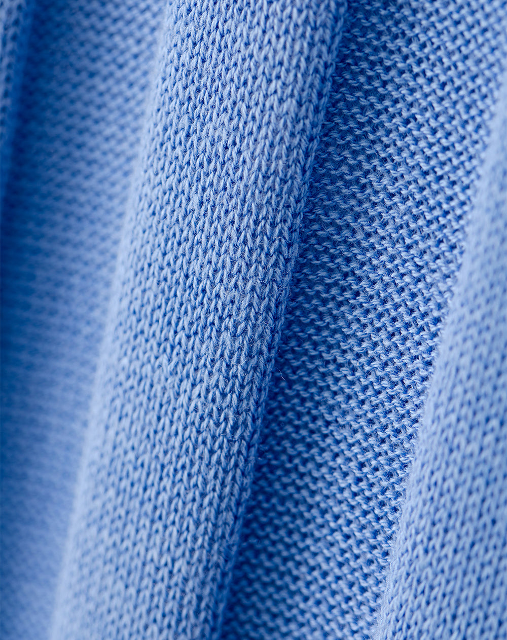 Vestido Largo Acanalado Azul Mujer