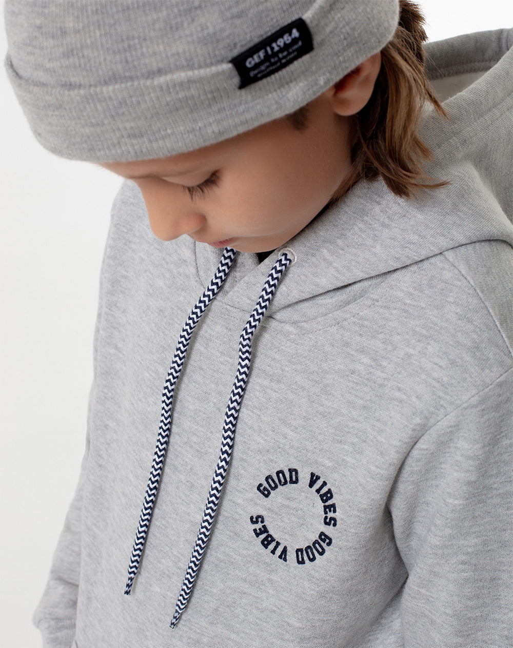 Buzo Hoodie Gris Niño