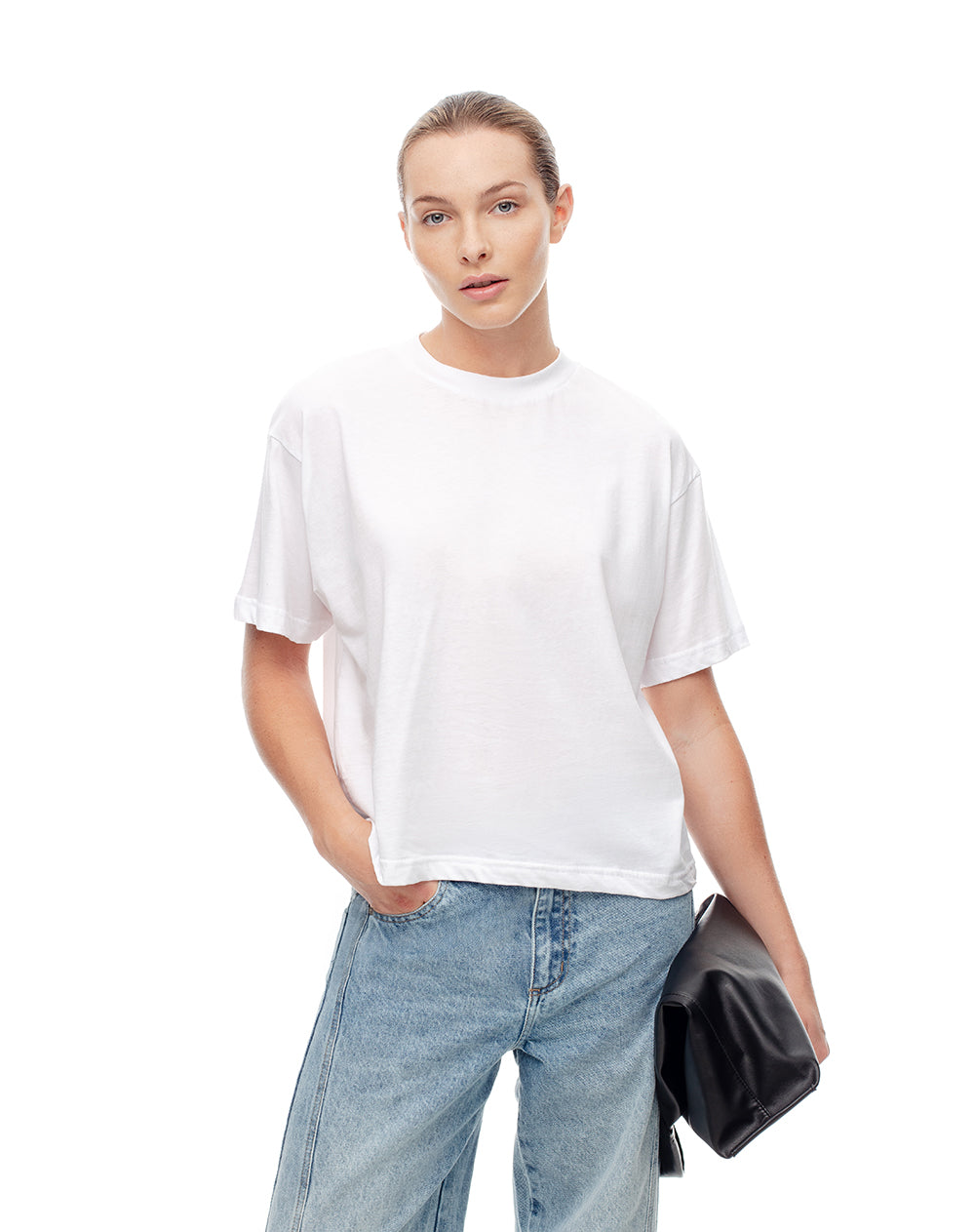 Camiseta Oversize Blanca Mujer
