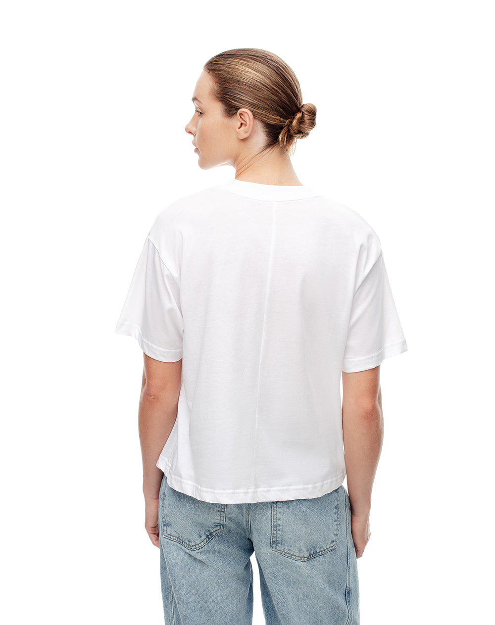 Camiseta Oversize Blanca Mujer