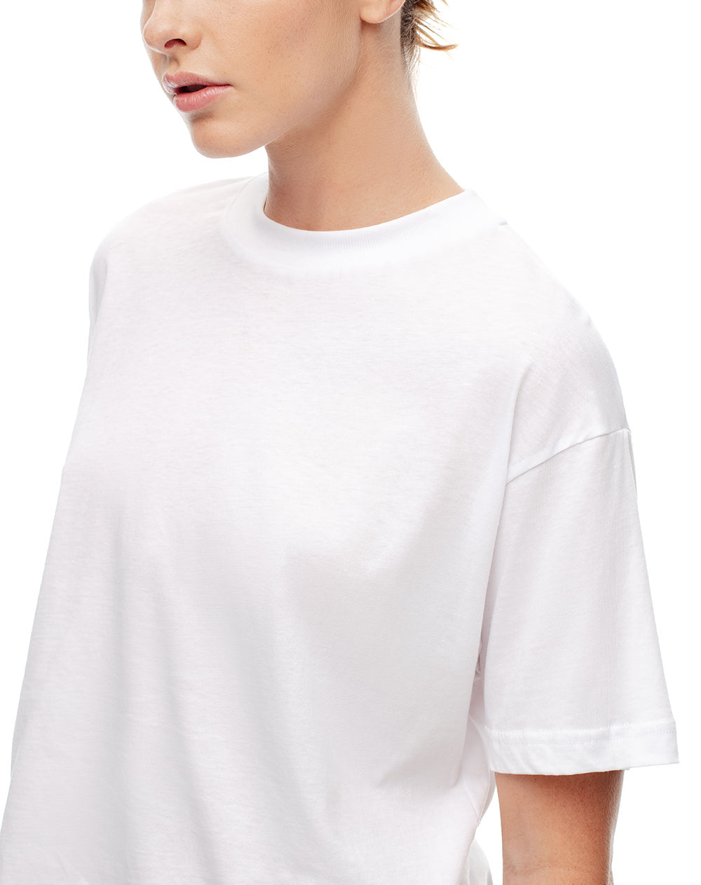 Camiseta Oversize Blanca Mujer
