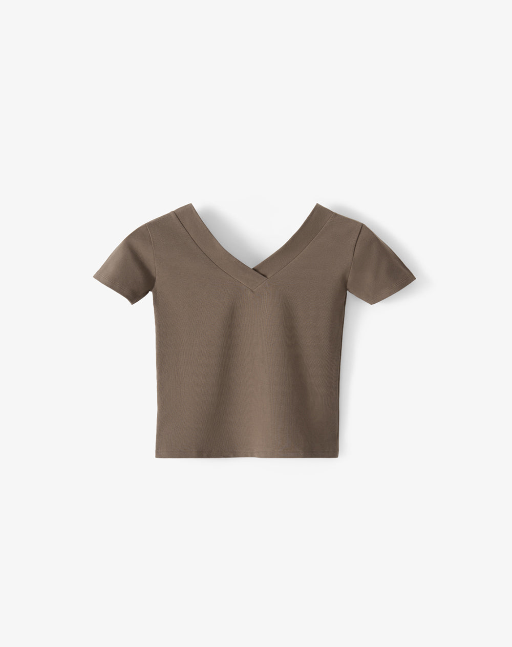 Camiseta 2 en 1 Café Mujer