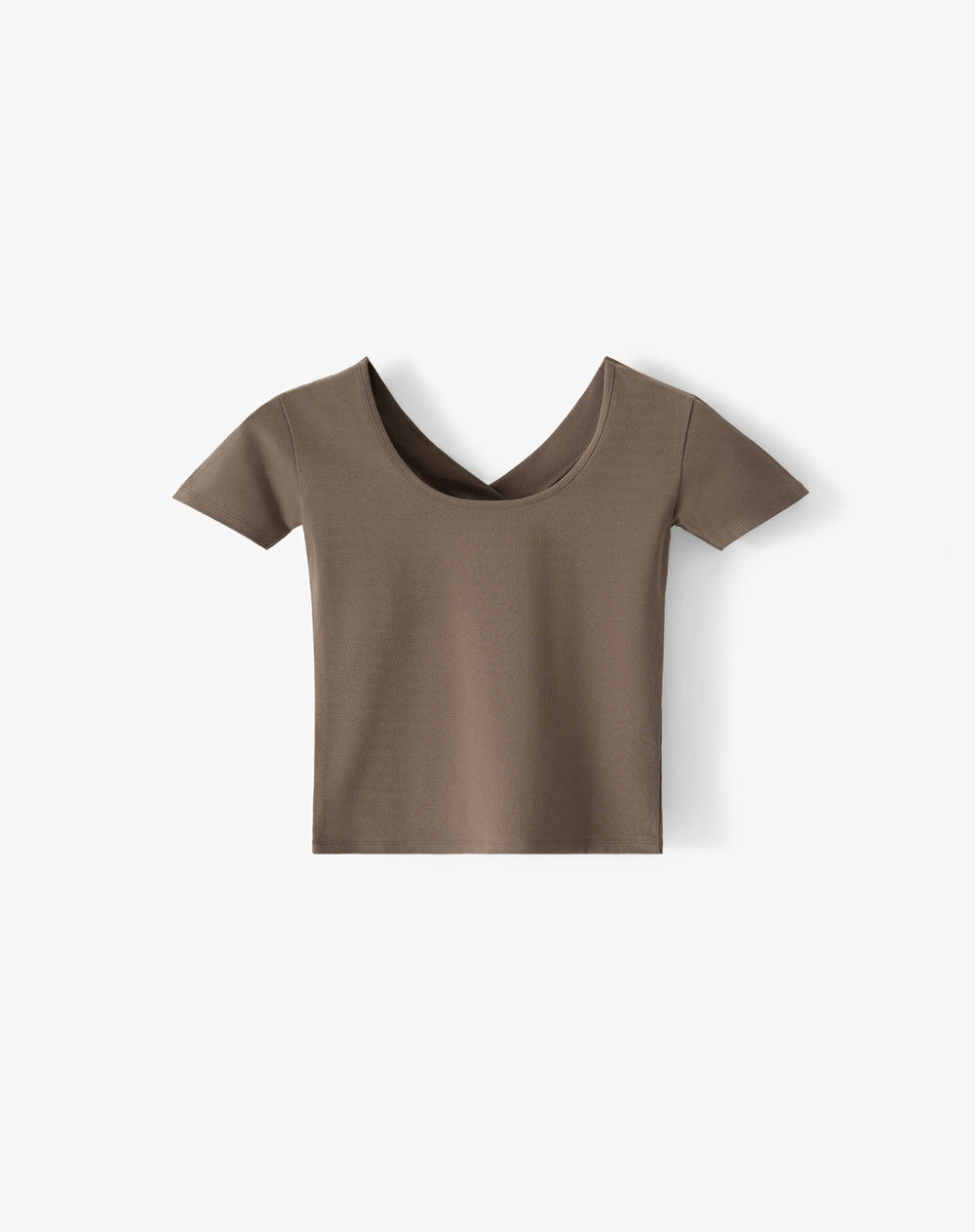 Camiseta 2 en 1 Café Mujer
