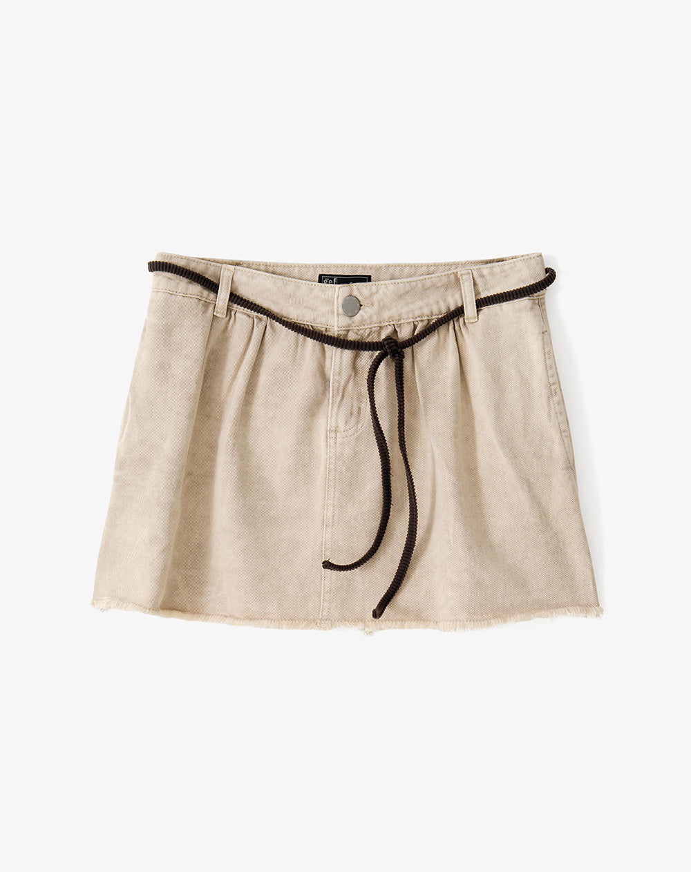Falda Corta Denim Habano Mujer