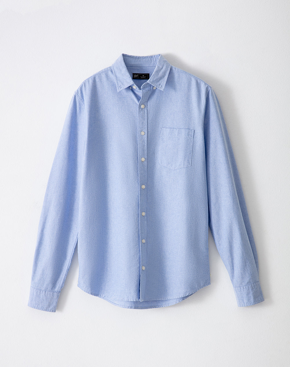 Camisa Slim a Rayas Azul Hombre