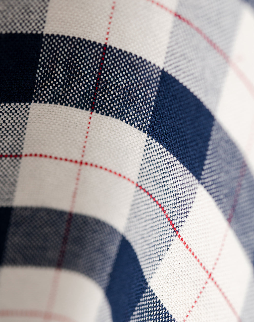 Camisa Slim a Cuadros Azul Hombre