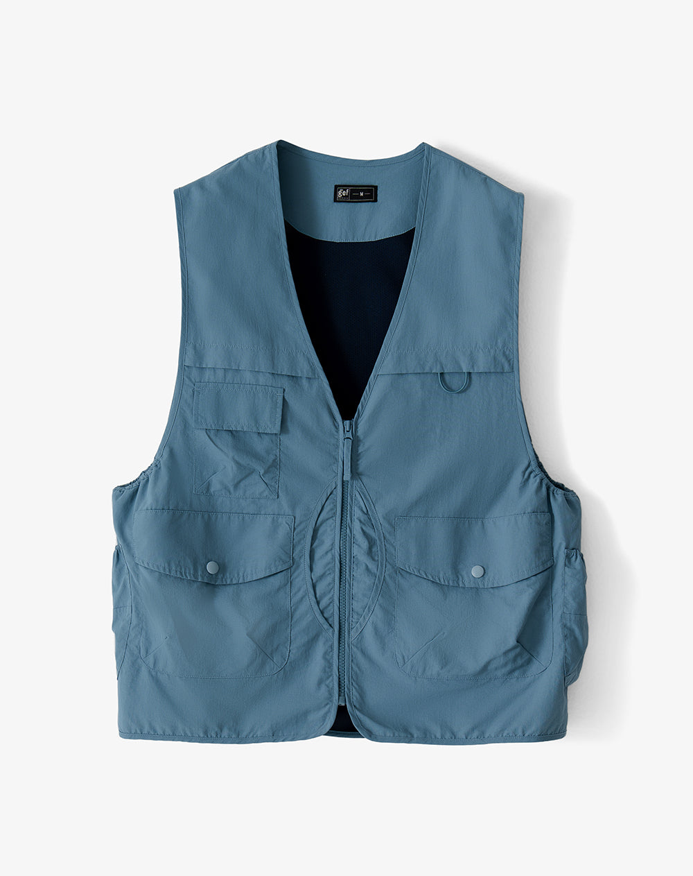 Chaleco Utilitario Azul Hombre