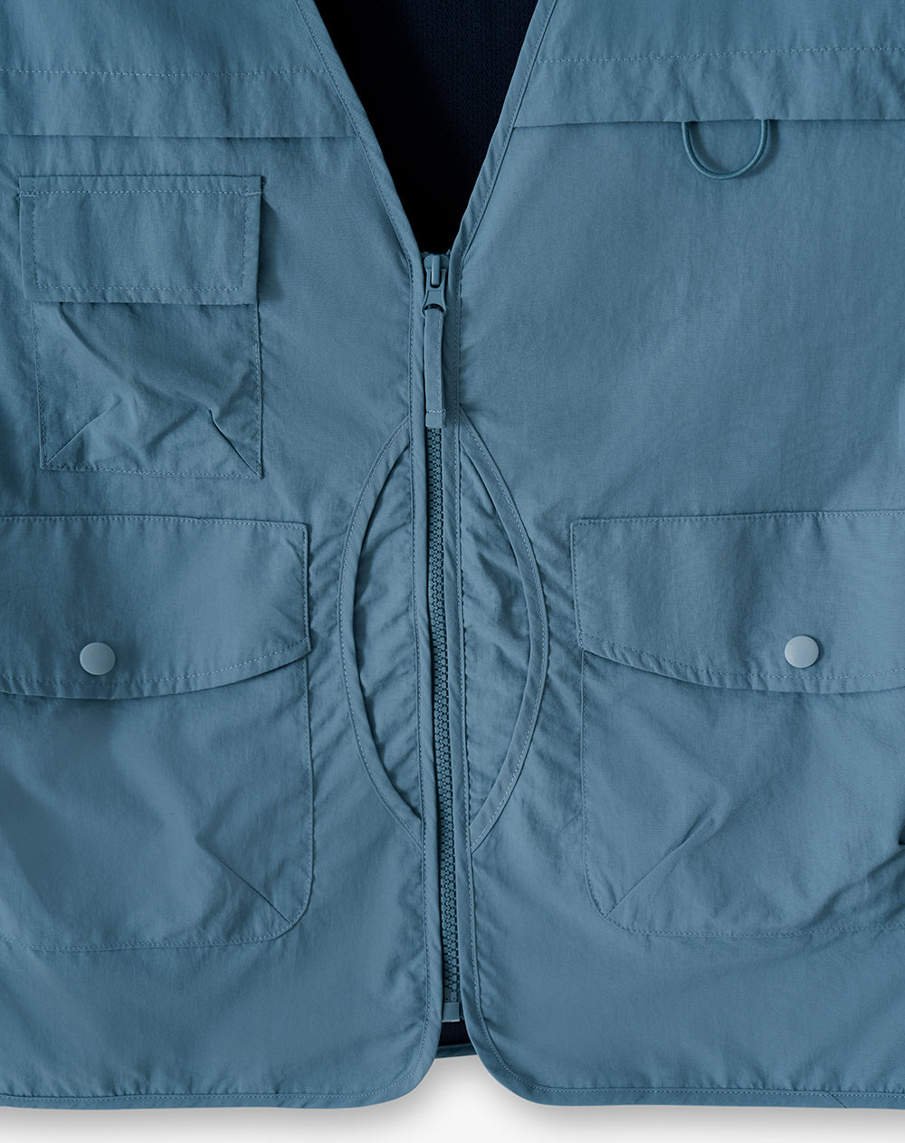 Chaleco Utilitario Azul Hombre