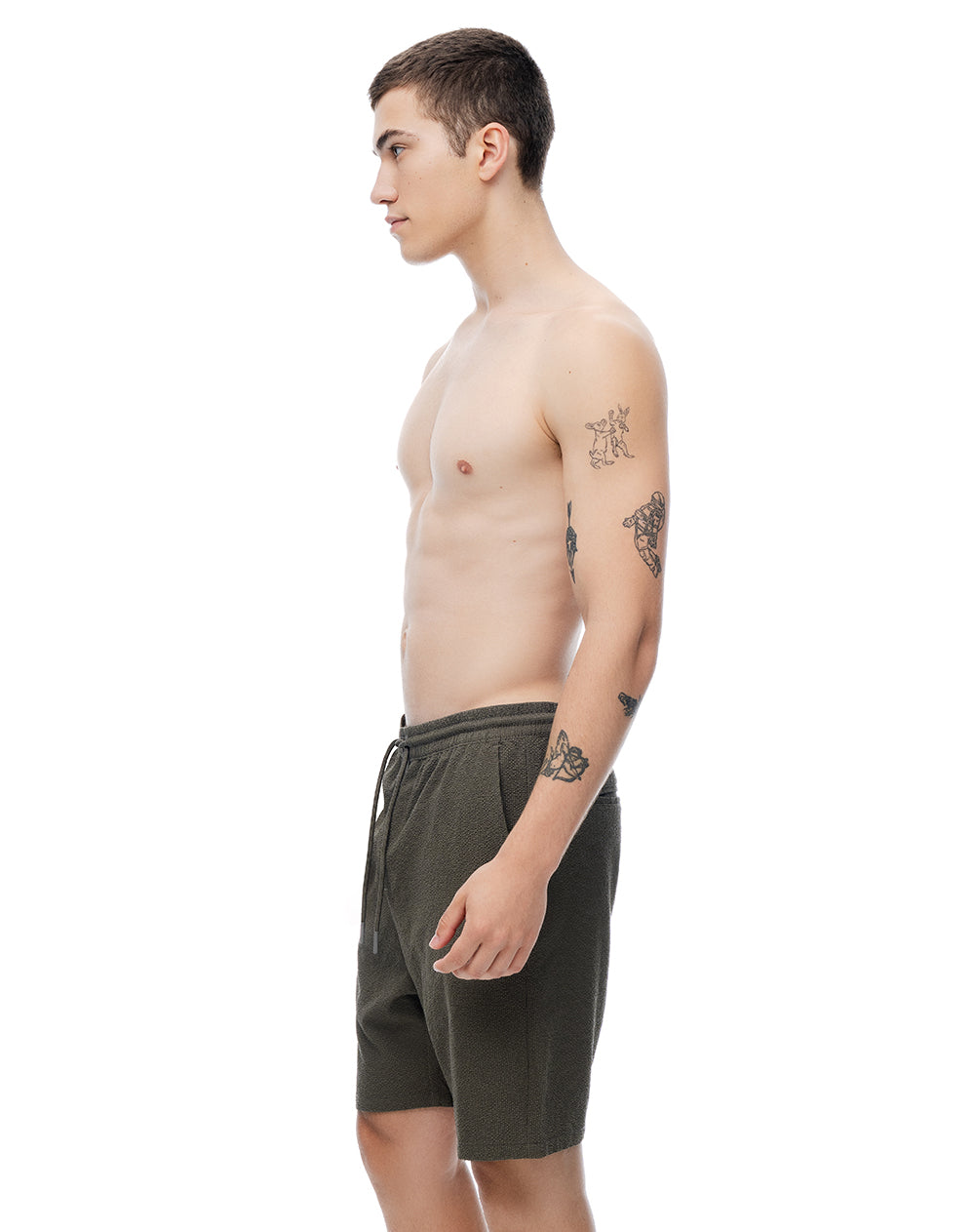 Pantaloneta de Baño Café Hombre