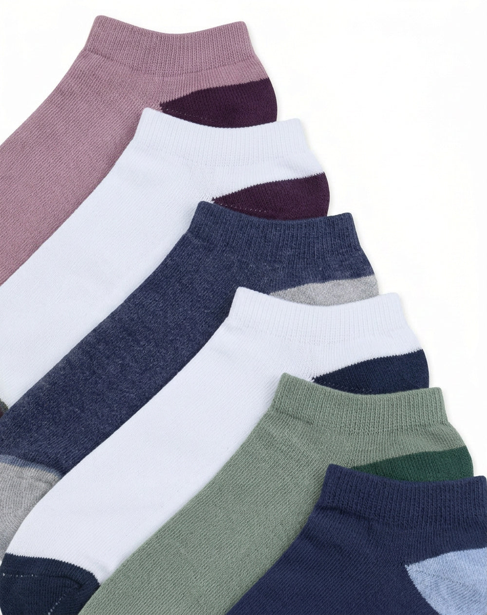 Pack de 6 Medias Tobilleras Surtidas Hombre