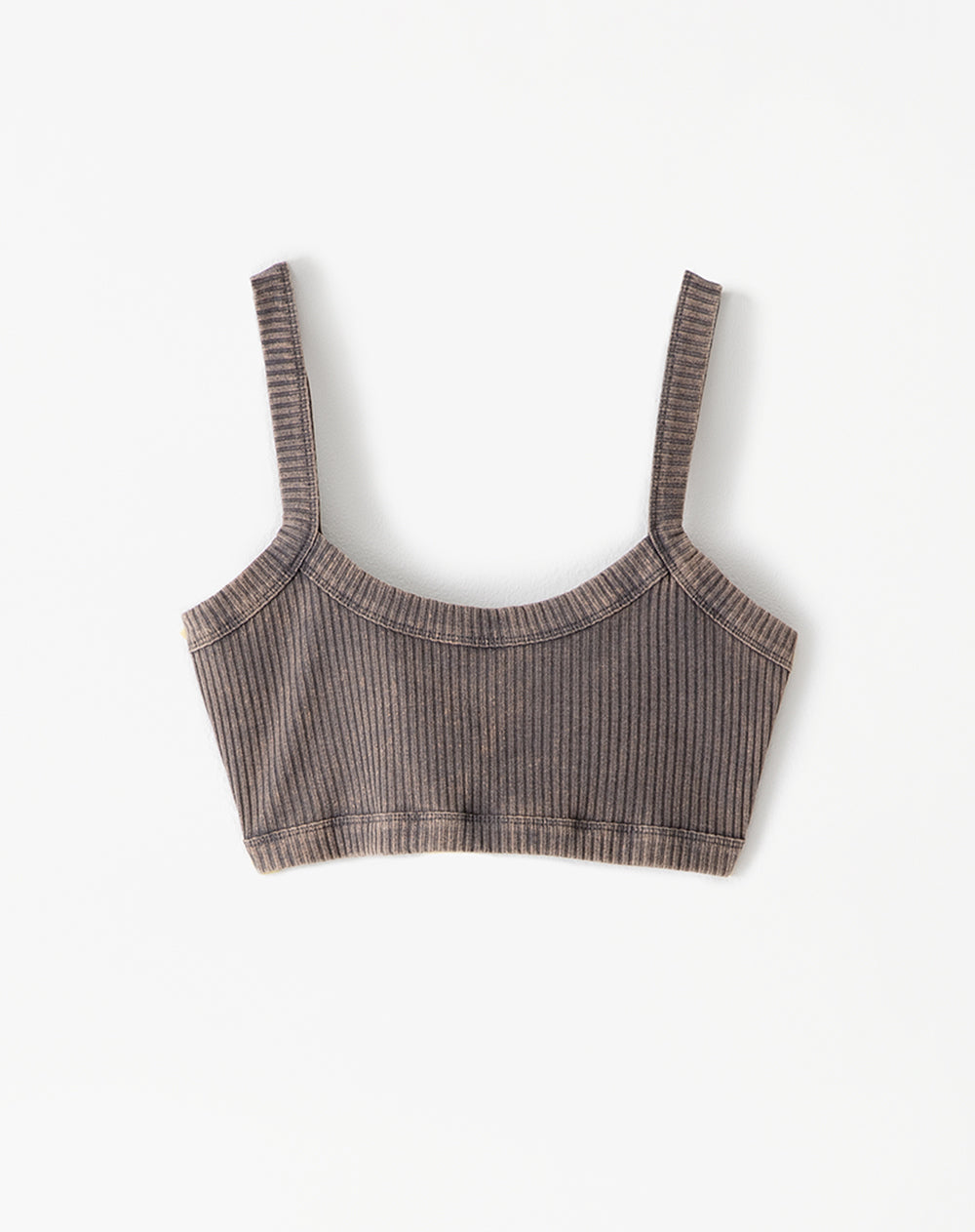 Top Deportivo Soporte Medio Gris Mujer